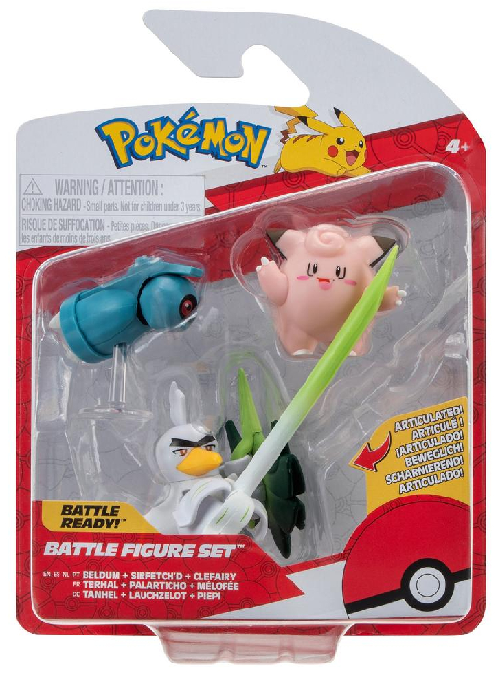 Pokemon Battle 3 Pk Clefairy, Beldum (PKW3057)