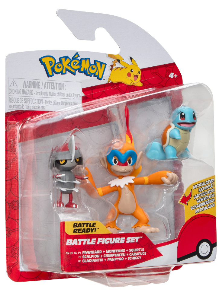Pokemon Battle 3 Pk Pawnirad, Squirtle (PKW3058)
