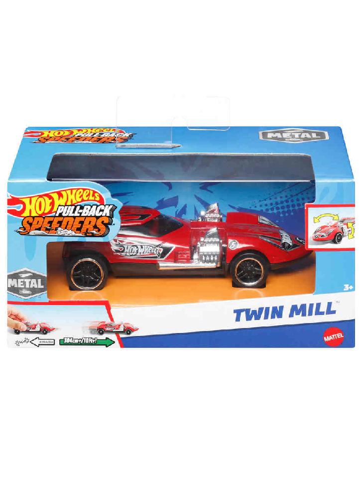 Hot Wheels Pull-Back Speeders Twin Mill (1:43) (HPR72)