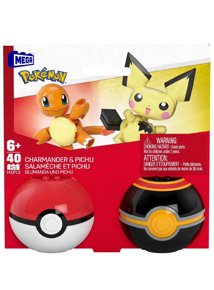 Mega Pokemon Charmander and Pichu Pokeball (HXP13)
