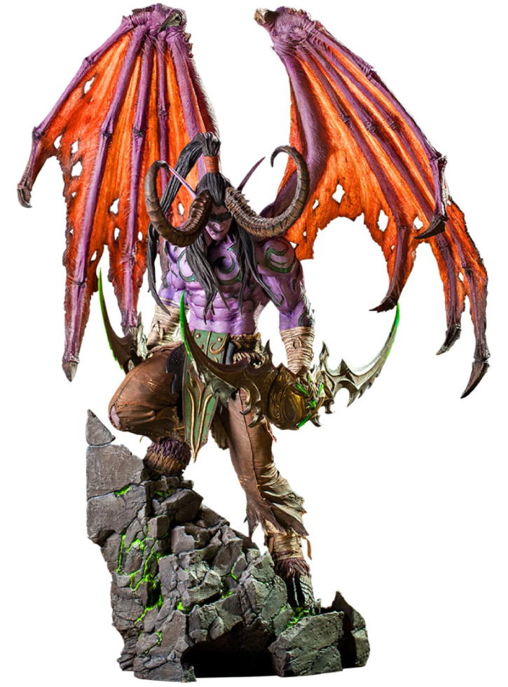 Blizzard World of Warcraft Illidan Stormrage Statue Premium