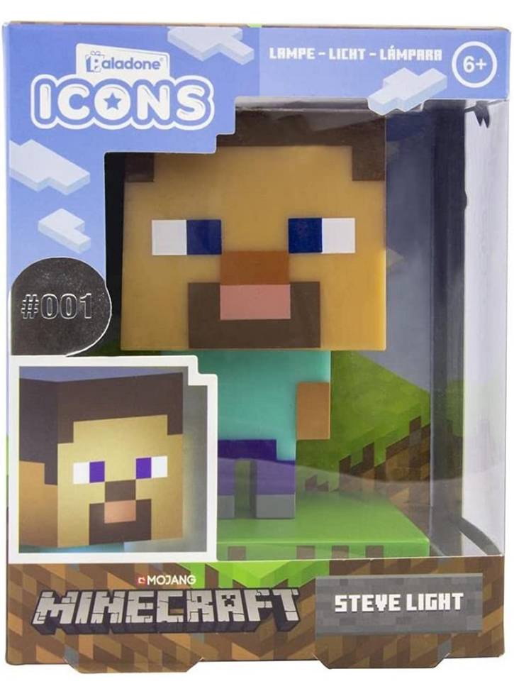 Paladone Minecraft Steve Icon Light BDP (PP6594MCFV2)