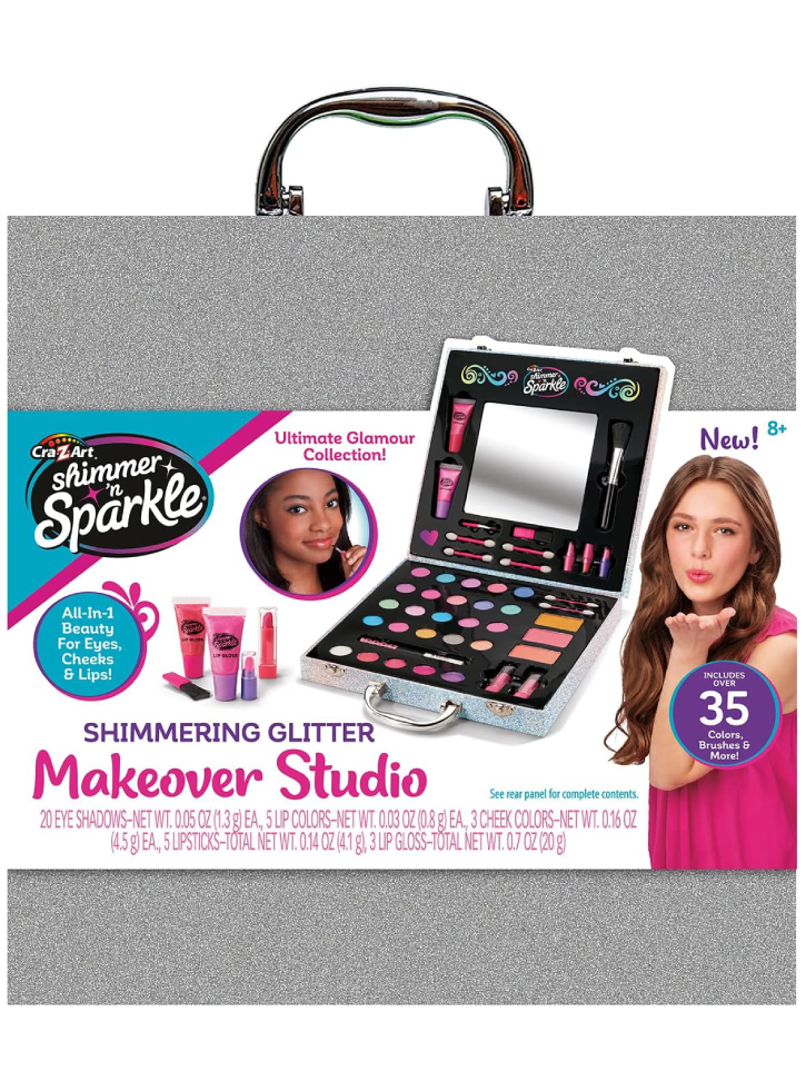 Shimmer 'n Sparkle Shimmering Glitter Makeover Studio Case (17965)