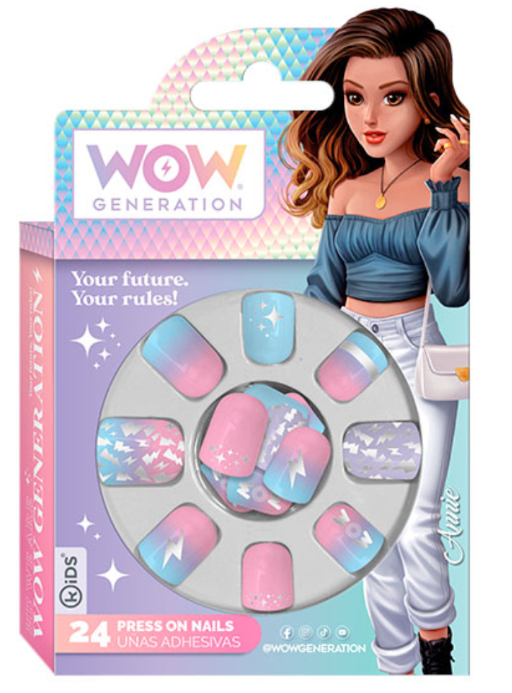 WOW Generation Set Of 24 Adhesive Nails