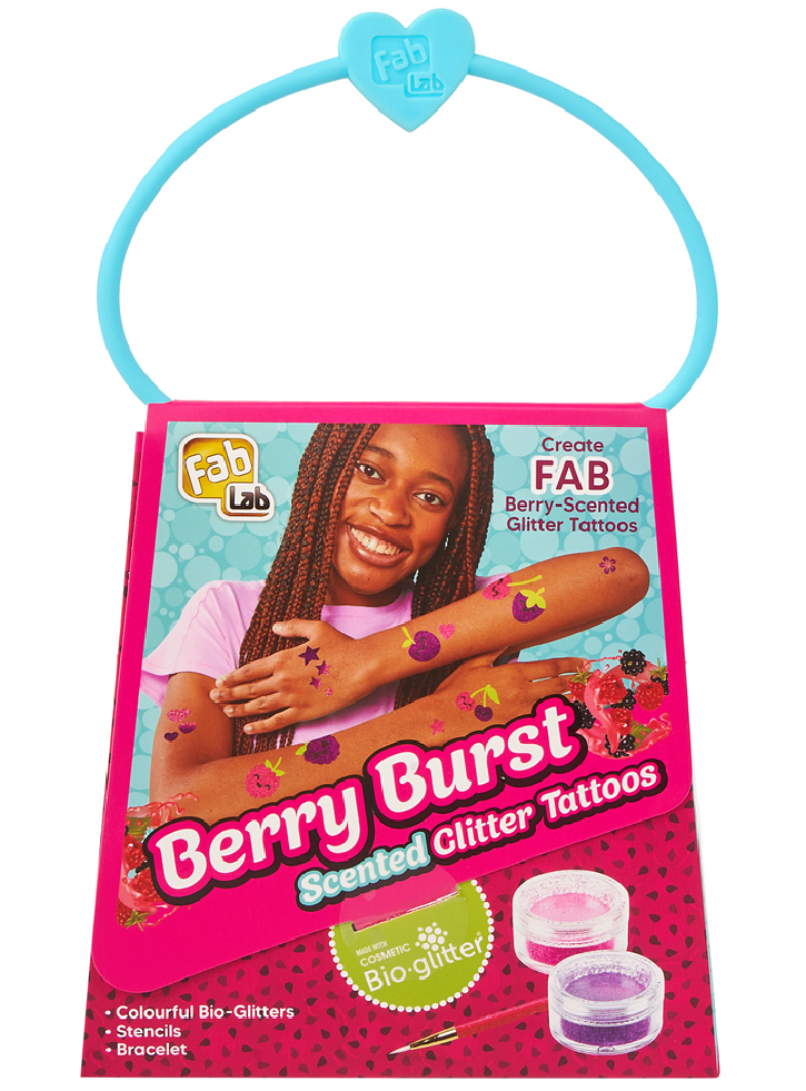 FabLab Berry Burst Glitter Tattoos with scent (30485)