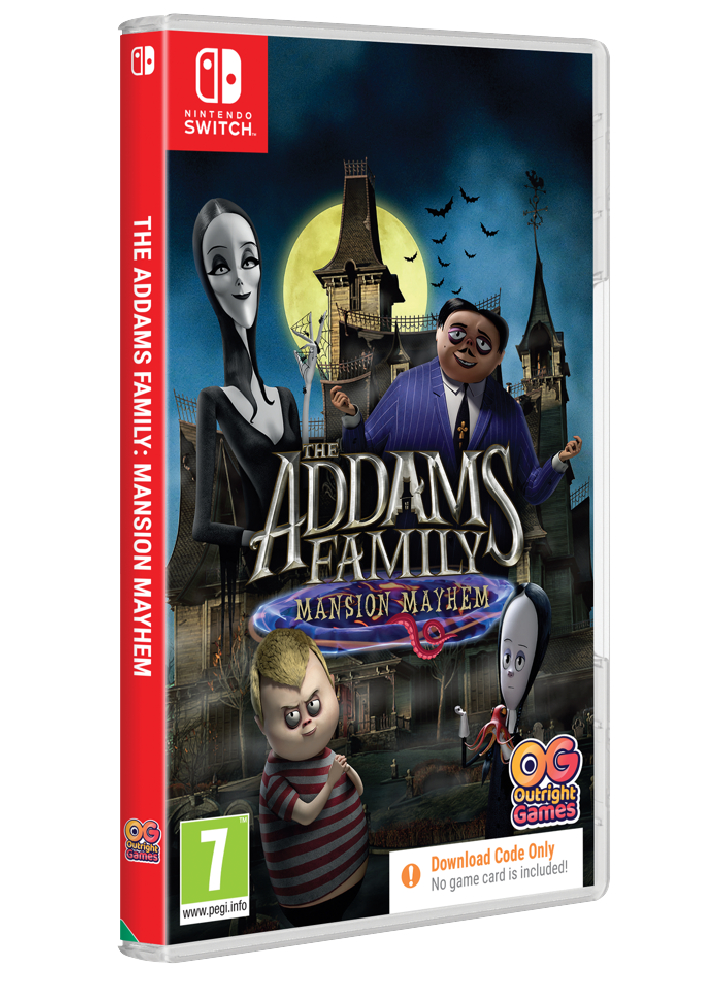 The Addams's Family Mansion Mayhem (Code in Box) - Nintendo Switch