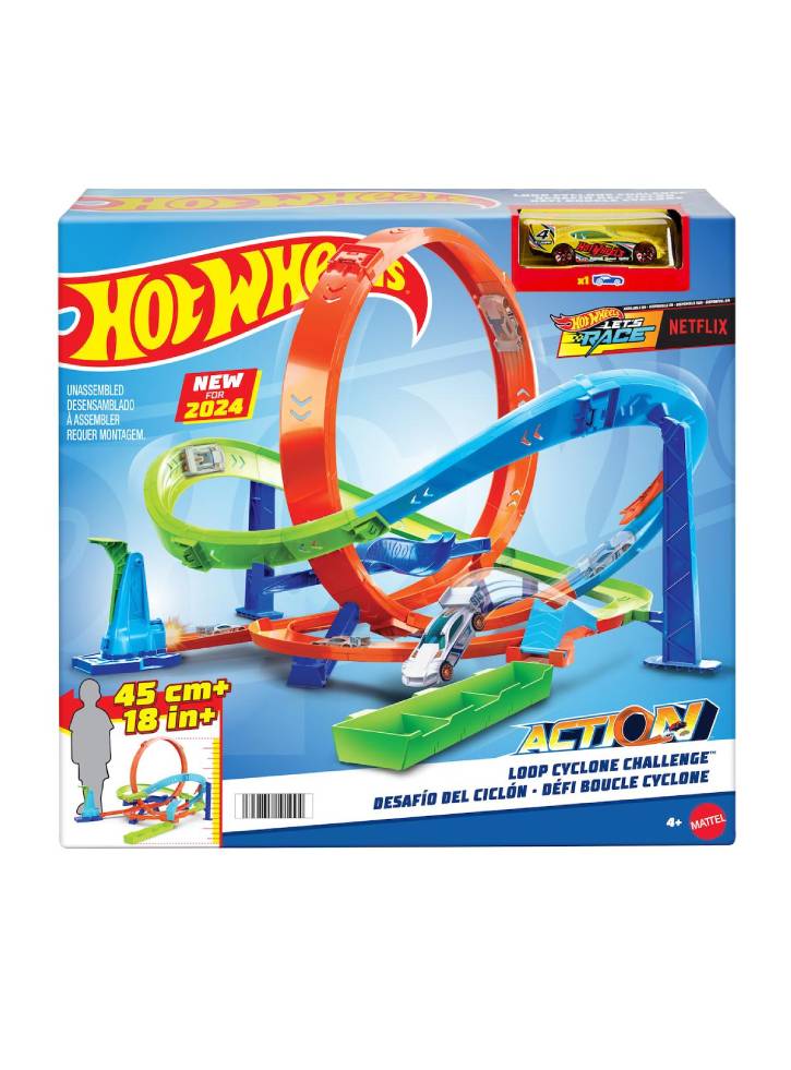 Hot Wheels Lets Race Loop Cyclone Challenge (HTK16)