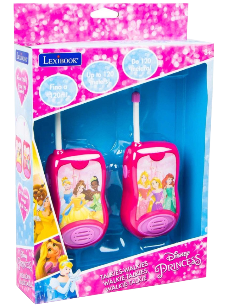 Lexibook Disney Princess Walkie Talkies (120m) (TW12DP)
