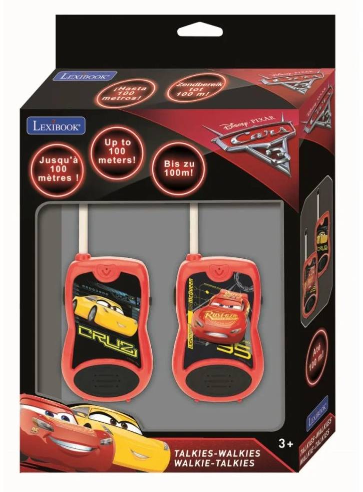 Lexibook Disney Cars 3 Walkie Talkies (100m) (TW12DC)