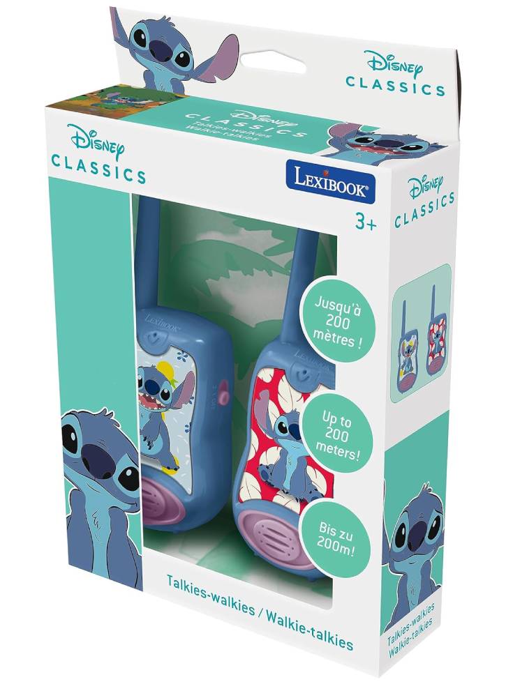 Lexibook Disney Stitch Walkie-Talkies (200m) (TW12D)