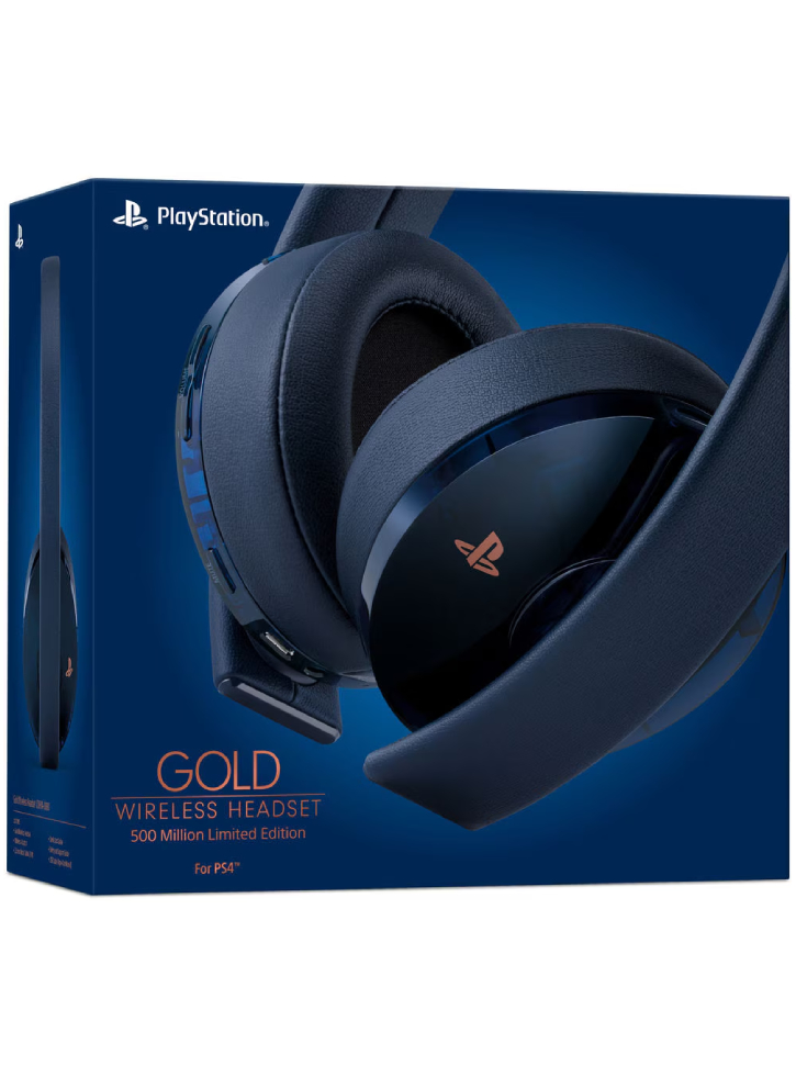 Headset 500 Million Limited Edition Gold - Playstation 4