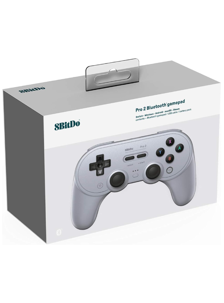Controller 8BitDo PRO 2 Gamepad Hall Ed/Gray - Nintendo Switch