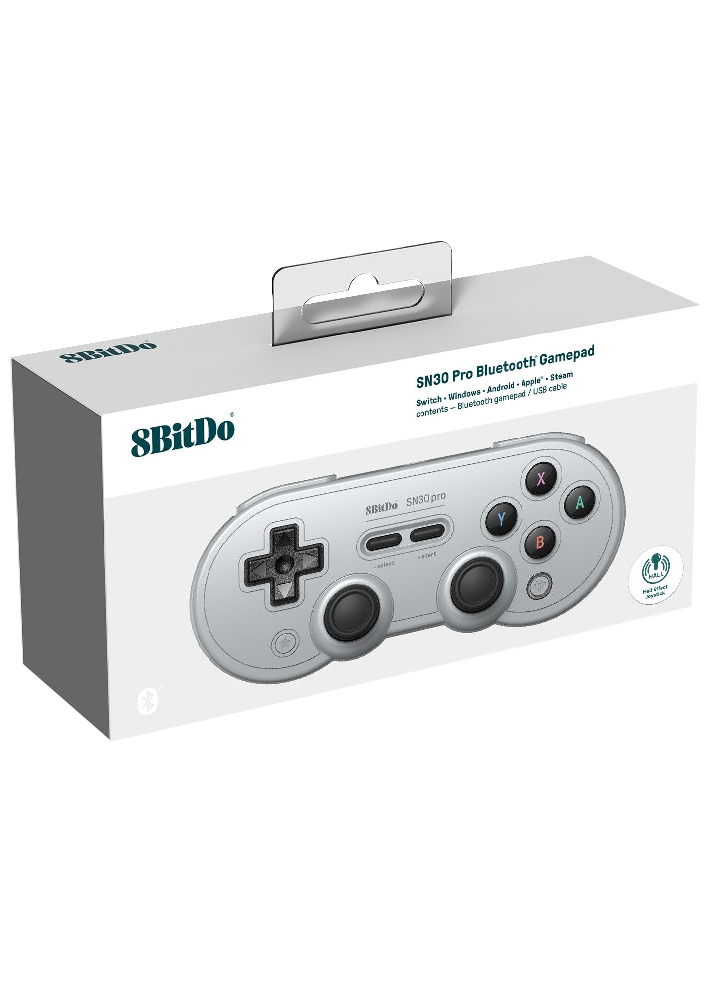 Controller 8BitDo SN30 Pro HallEd/Gray - Nintendo Switch