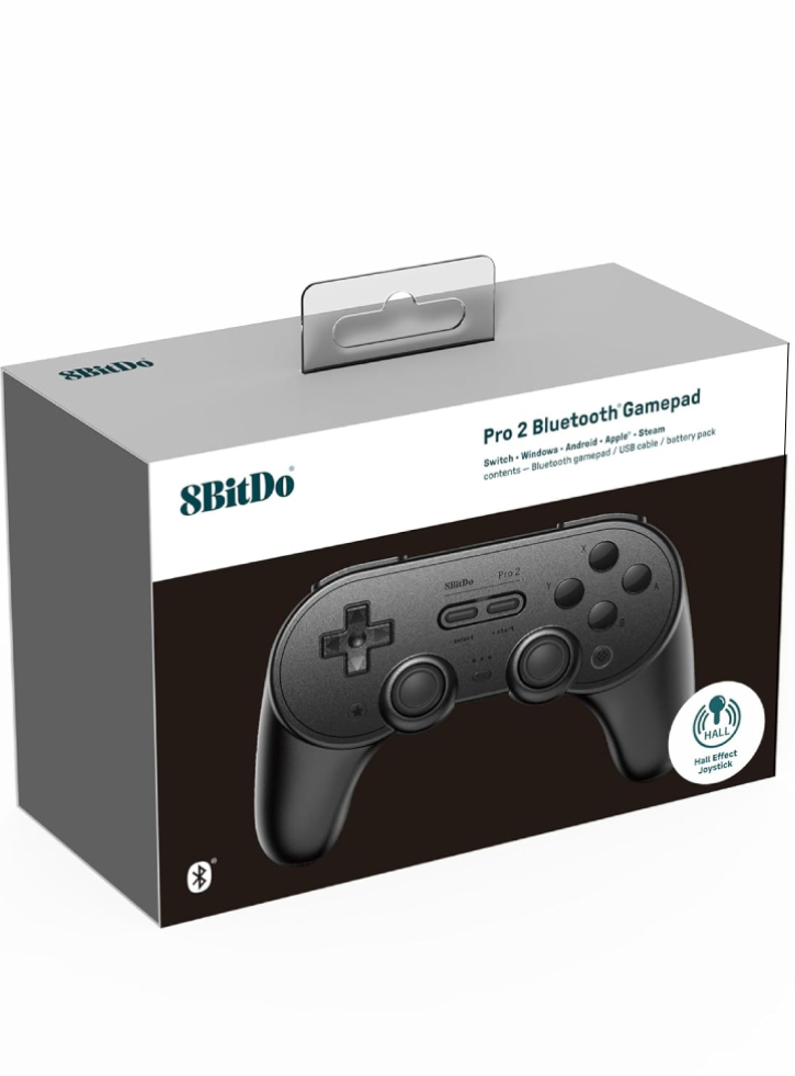 Controller 8BitDo Pro 2 Hall Ed/Black - Nintendo Switch