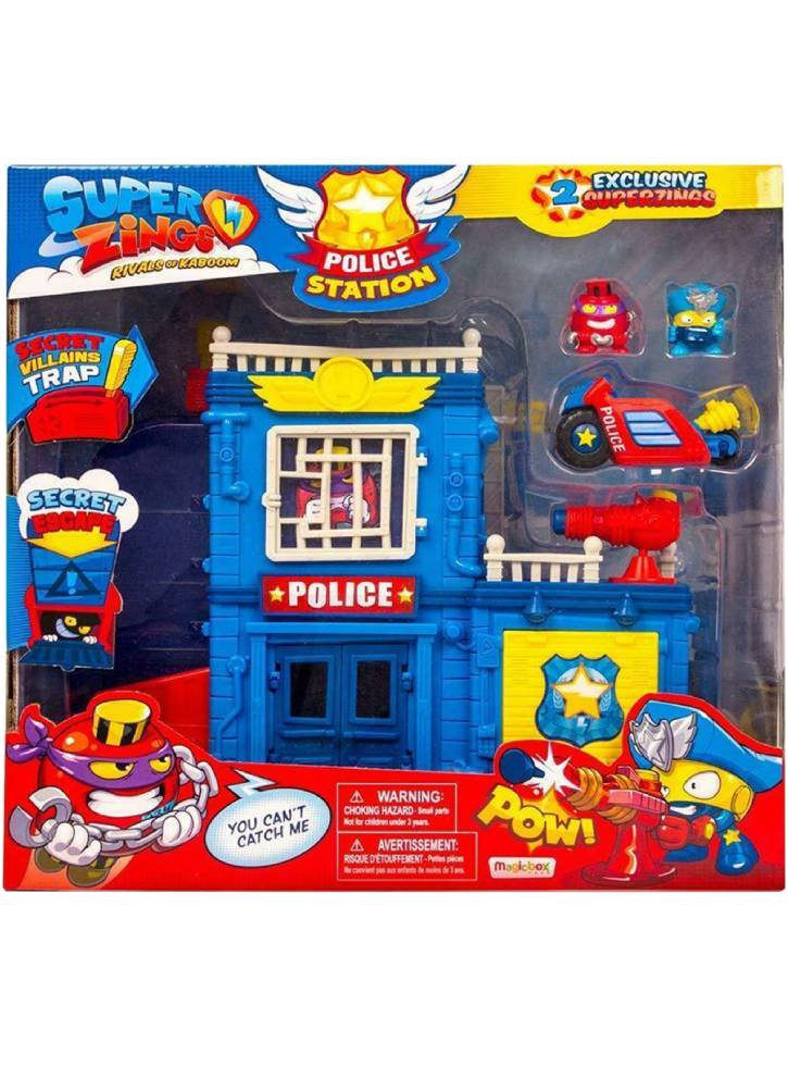 AS Superzings Rivals of Kaboom Police Station Playset (1013-61112)