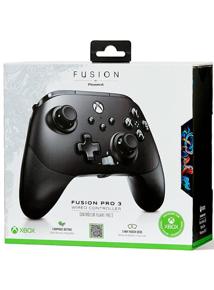 Controller PowerA Fusion Pro 3 Wired Black - Xbox Series X