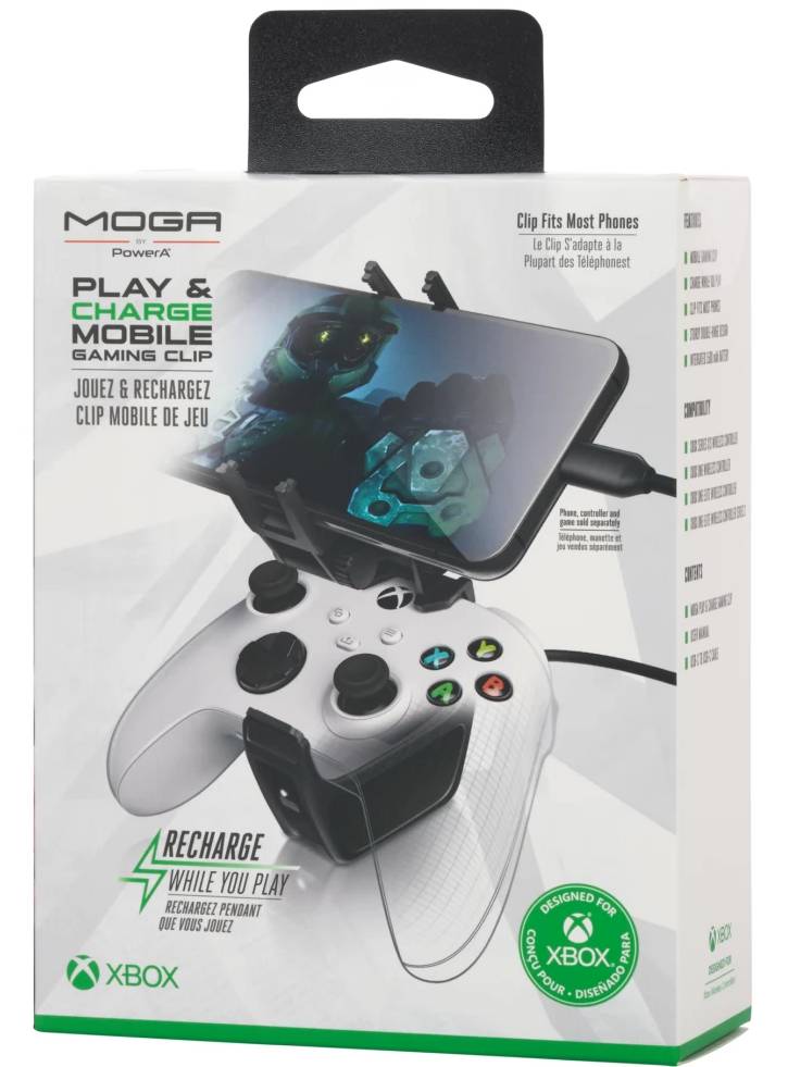 PowerA MOGA Play & Charge Clip Wireless Controllers - Xbos Series X
