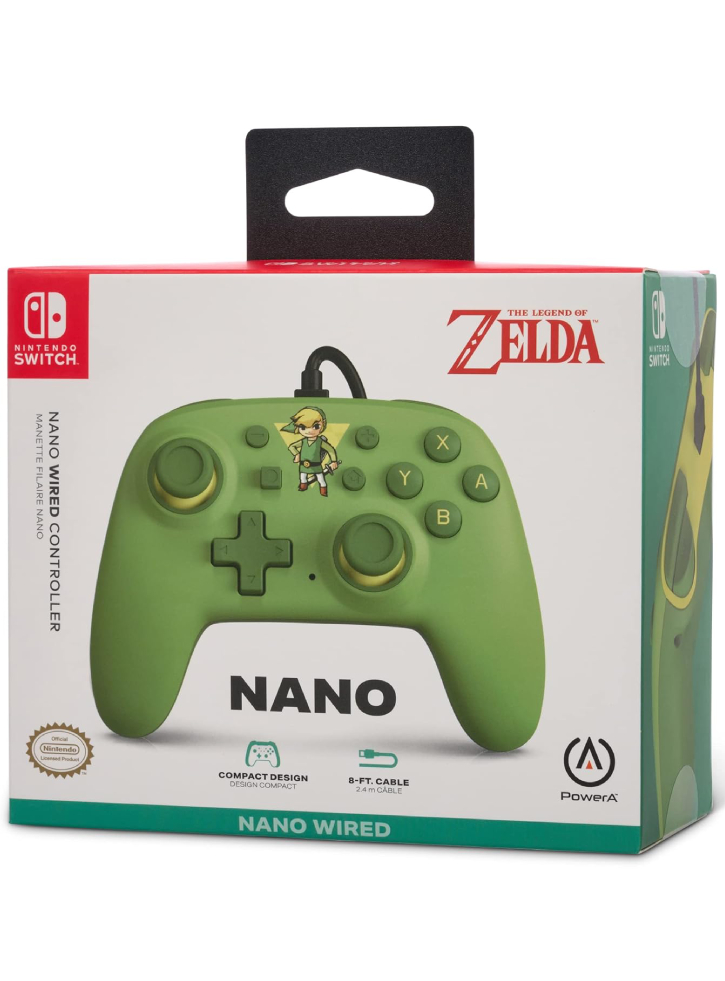 Controller PowerA Nano Wired Toon Link - Nintendo Switch