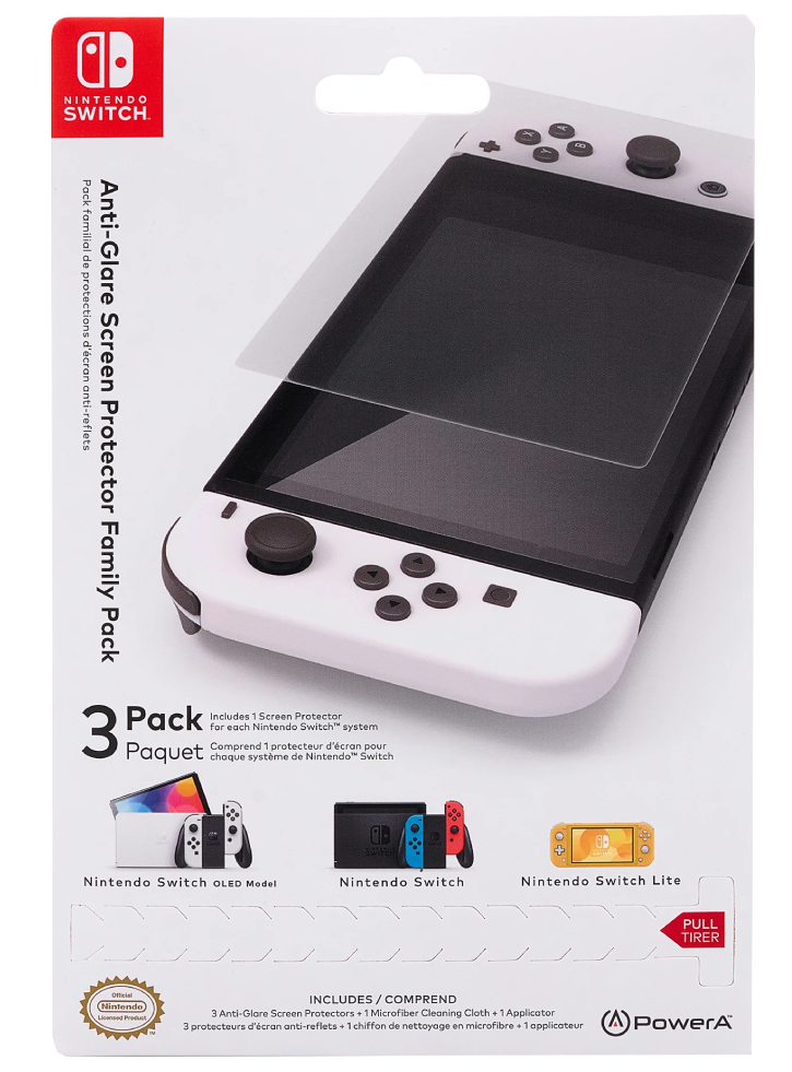 Anti-Glare Screen Protection Kit - Nintendo Switch