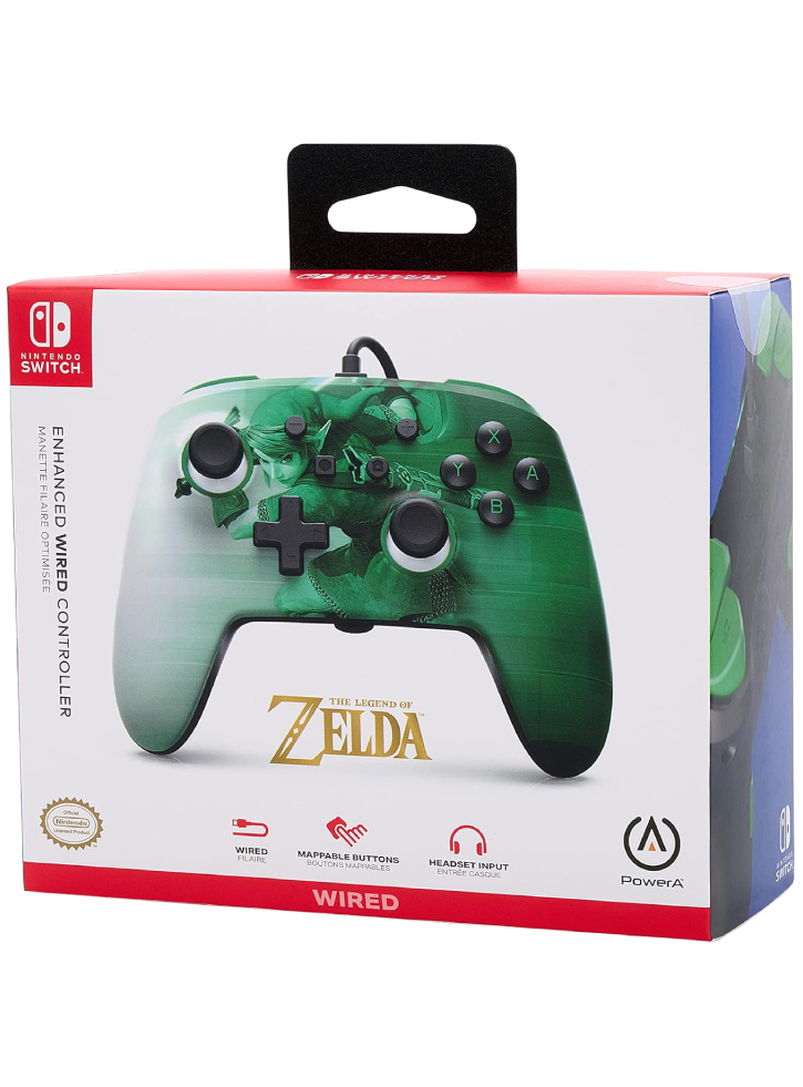 Controller PowerA Enhanced Wired Heroic Link - Nintendo Switch
