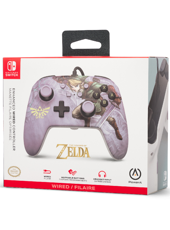 Controller PowerA Enhanced Wired Valiant Link - Nintendo Switch
