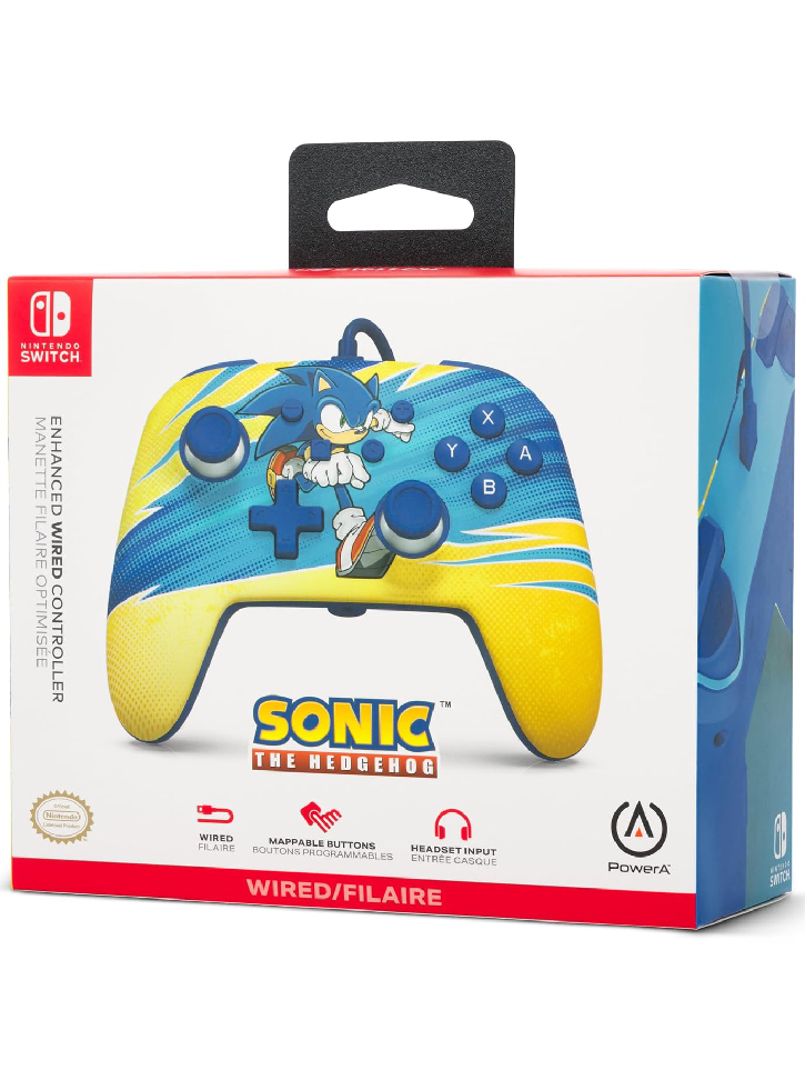 Controller PowerA Enhanced Wired Sonic Boost - Nintendo Switch