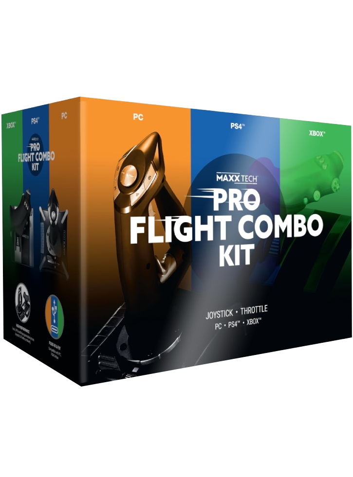 Maxx Tech Pro Flight Combo - PS4/PC/XBOX