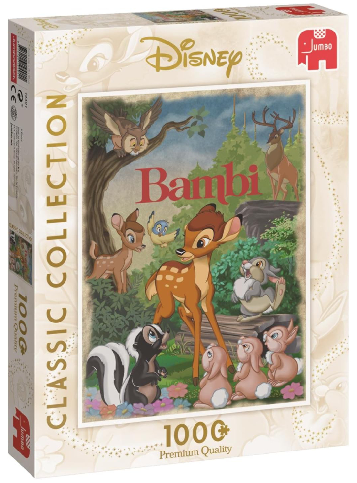 Puzzle Jumbo Disney Classic Collection Bambi (1000pcs) (JUM9491)