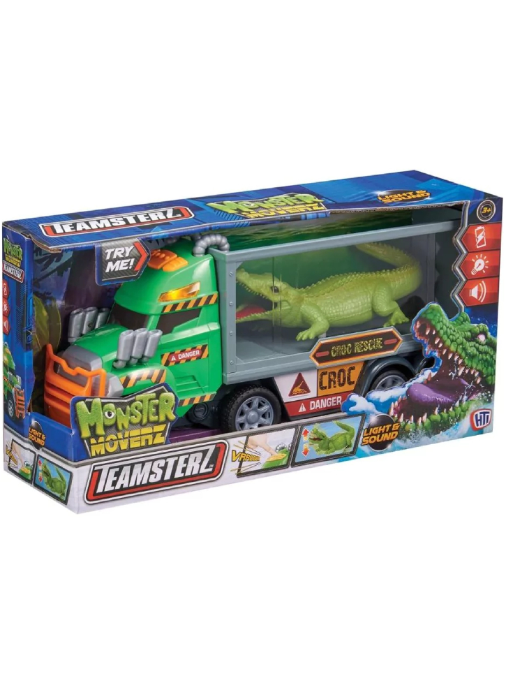 As Company Monster Moverz Croc Rescue Vehicle With Light And Sound (7535-17285)