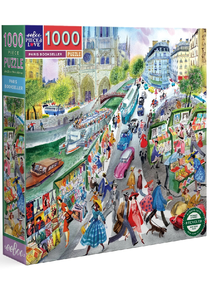 eeBoo Puzzle 1000pcs Paris Bookseller (EPZTPBS)