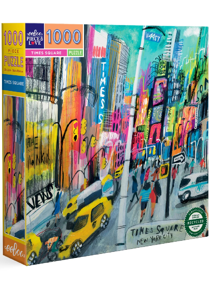 eeBoo Puzzle 1000pcs Times Square (EPZTTMS)