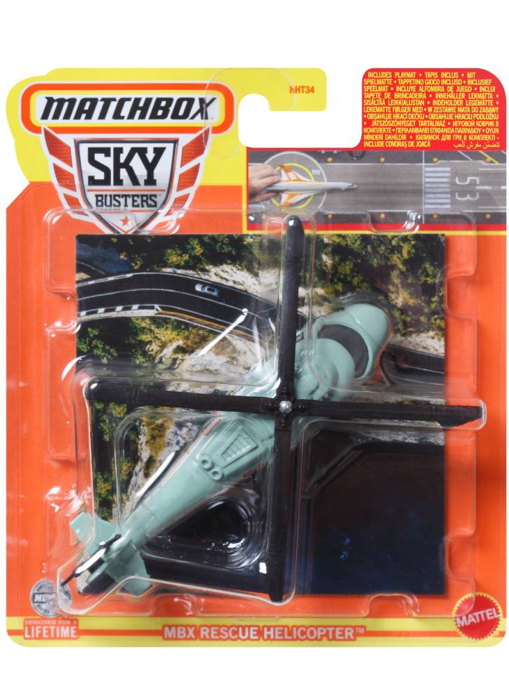 Matchbox Sky Busters MBX Rescue Helicopter (HVM50)
