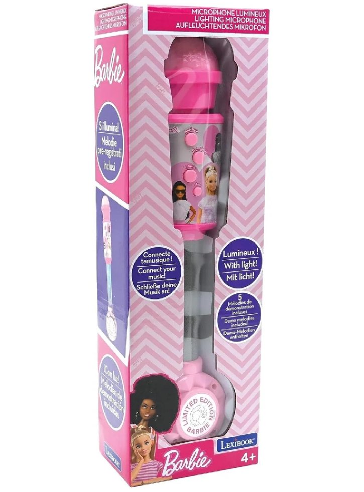 Lexibook Barbie Trendy Lighting Microphone with speaker (MIC90BB)