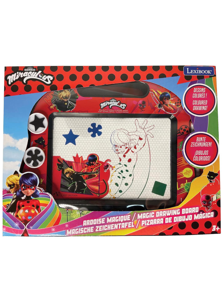 Lexibook Miraculous Magnetic Drawing Board with accessories (CRMI550)