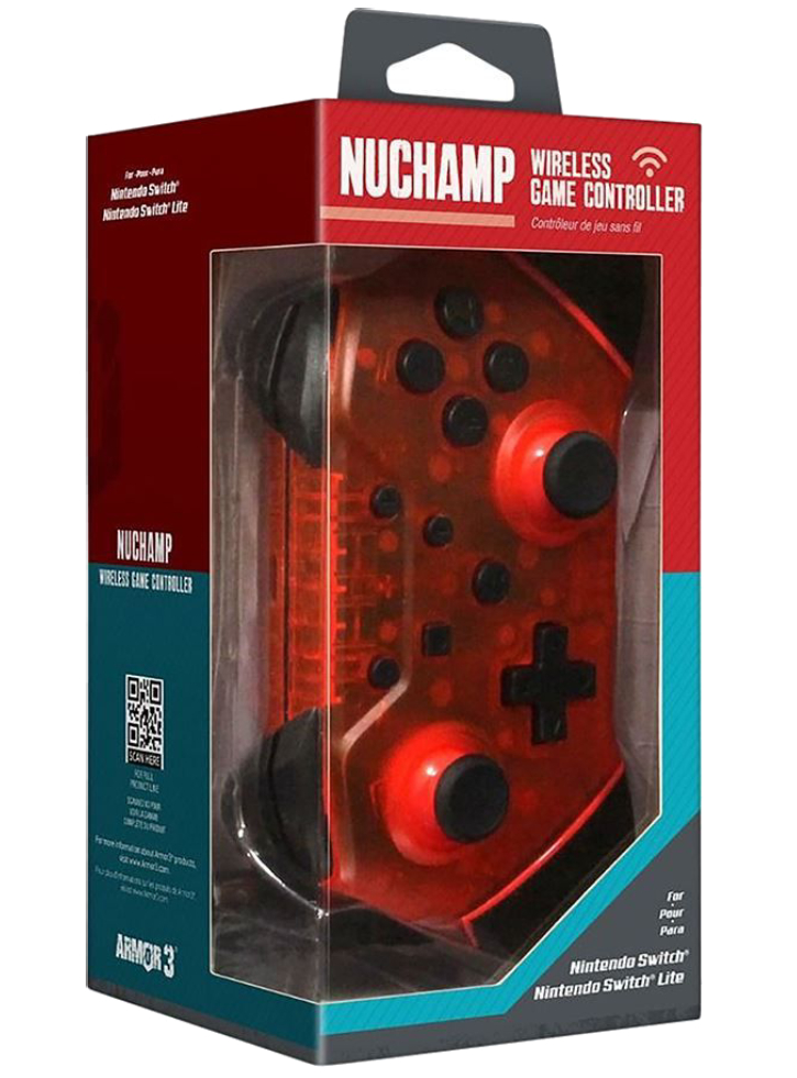 Controller Hyperkin Nuchamp Wireless Red Led - Nintendo Switch