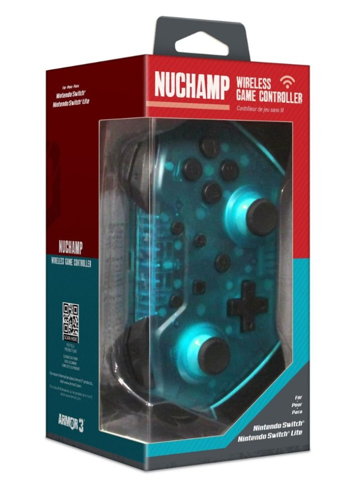 Controller Hyperkin Nuchamp Wireless Green Led - Nintendo Switch