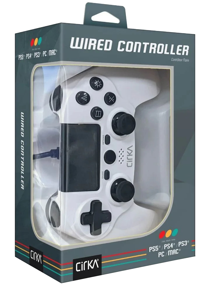 Controller Hyperkin Nuforce Wired White - PS4/PC