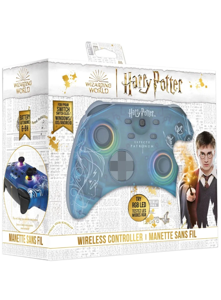 Controller Trade Invaders Harry Potter Wireless Green (1M cable) Slytherin - Nintendo Switch