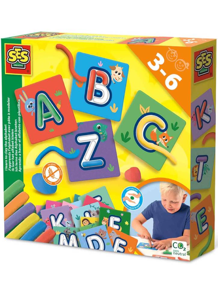 SES Creative Learn the Alphabet with Clay (S14641)