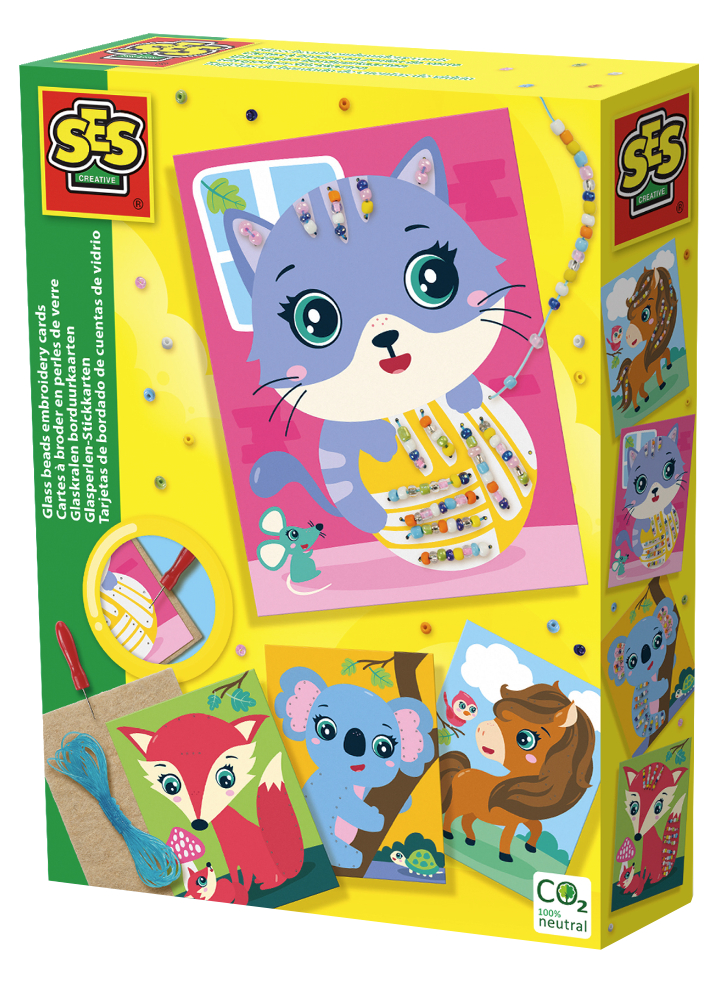 SES Creative Embroidery Cards Glass Beads (S14781)