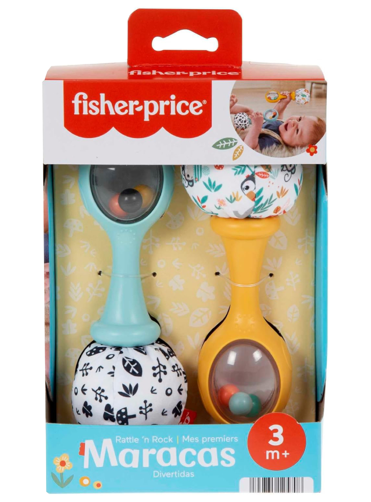 Fisher Price Newborn Shake n' Rattle Maracas (HMF34)