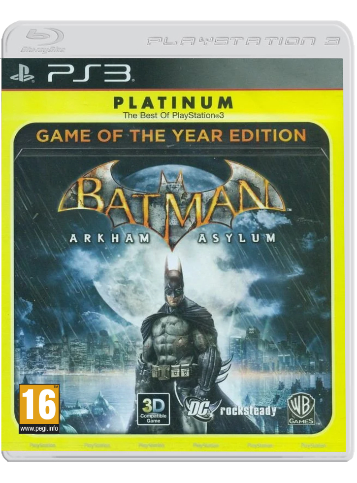 Batman Arkham Asylum GOTY (Platinum) - Playstation 3