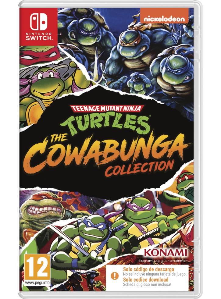 Teenage Mutant Ninja Turtles The Cowabunga Collection (Code in Box) - Nintendo Switch