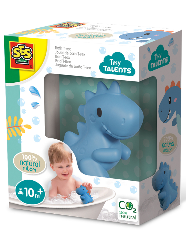 SES Creative Bath Time T-rex natural rubber (S13211)