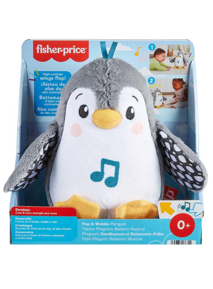 Fisher-Price Newborn Flap & Wobble Penguin (HNC10)
