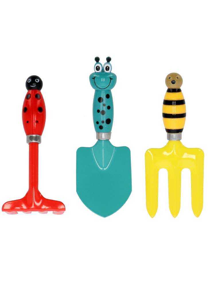 Gardenlife Childrens garden tools set/3 insects (KG268)