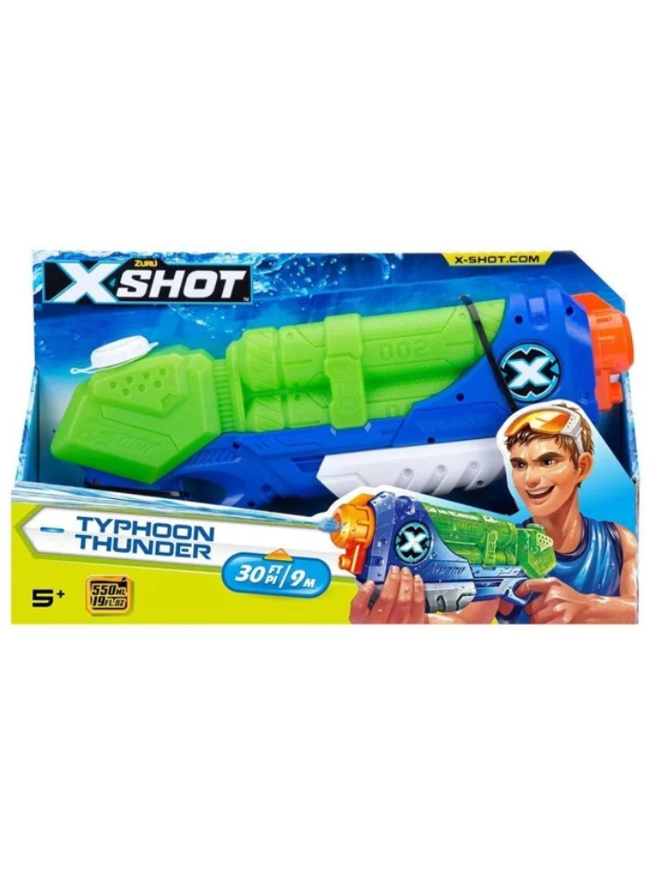 X-SHOT Water Warfare Water Blaster Medium Typhoon Thunder (01228)