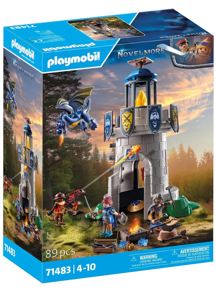 Playmobil Knight's tower with smith and dragon (71483)