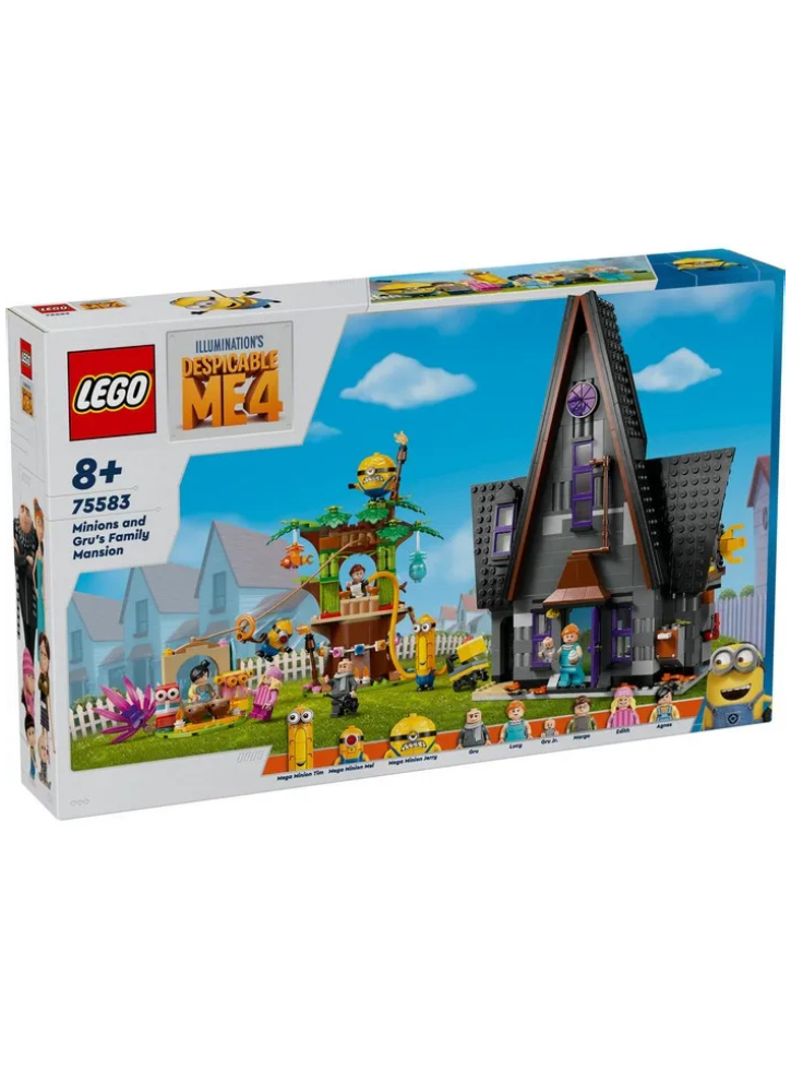 LEGO Despicable Me 4 Minions and Gru's Family Mansion (75583)