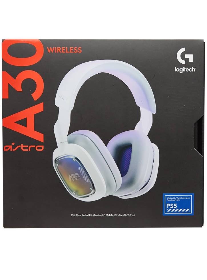 Astro A30 Wireless Gaming Headset White/Purple - Playstation 5